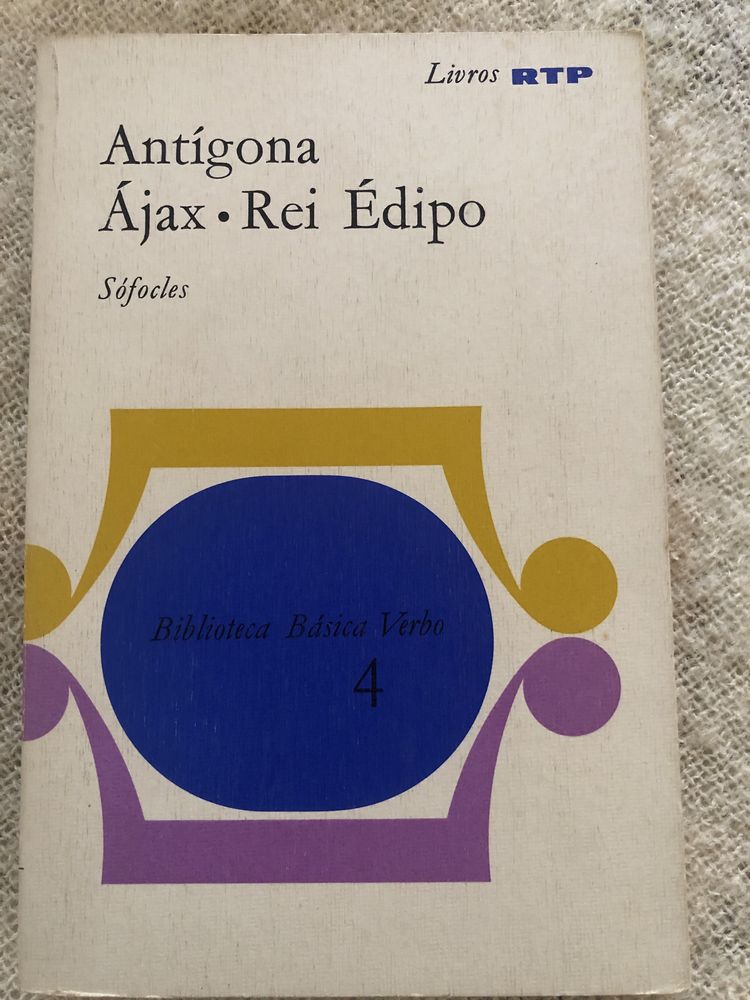 Livro Antígona Ájax. Rei Édipo de Sófocles