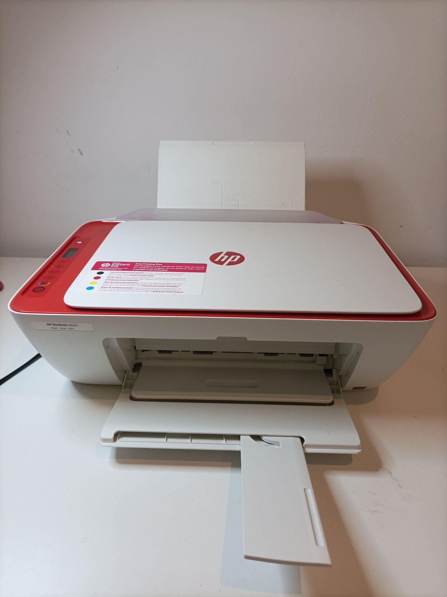 Impressora HP Deskjet 2600 (jato de tinta - wi-fi - instant Ink)