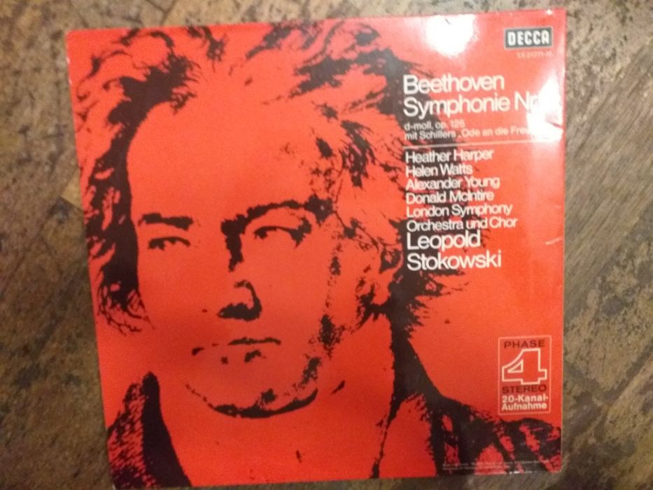 Vinyl Beethoven 9 Symfonia L. Stokowski Decca