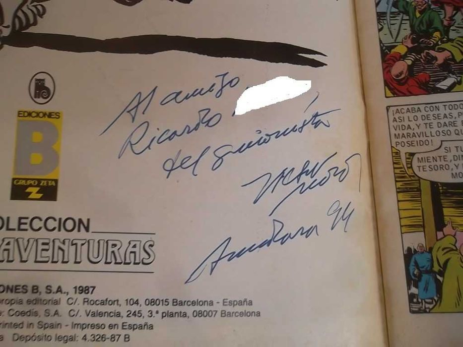 EL CAPITAN TRUENO - 6 álbuns, um deles assinado por Victor MORA.