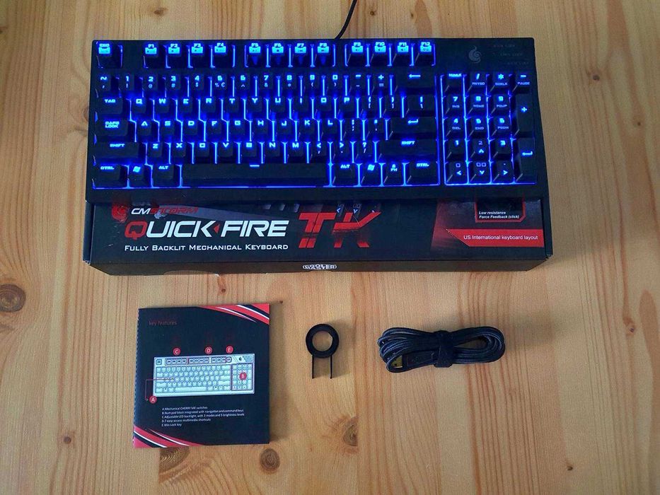 Klawiatura mechaniczna CM Storm QuickFire TK Cherry MX Blue