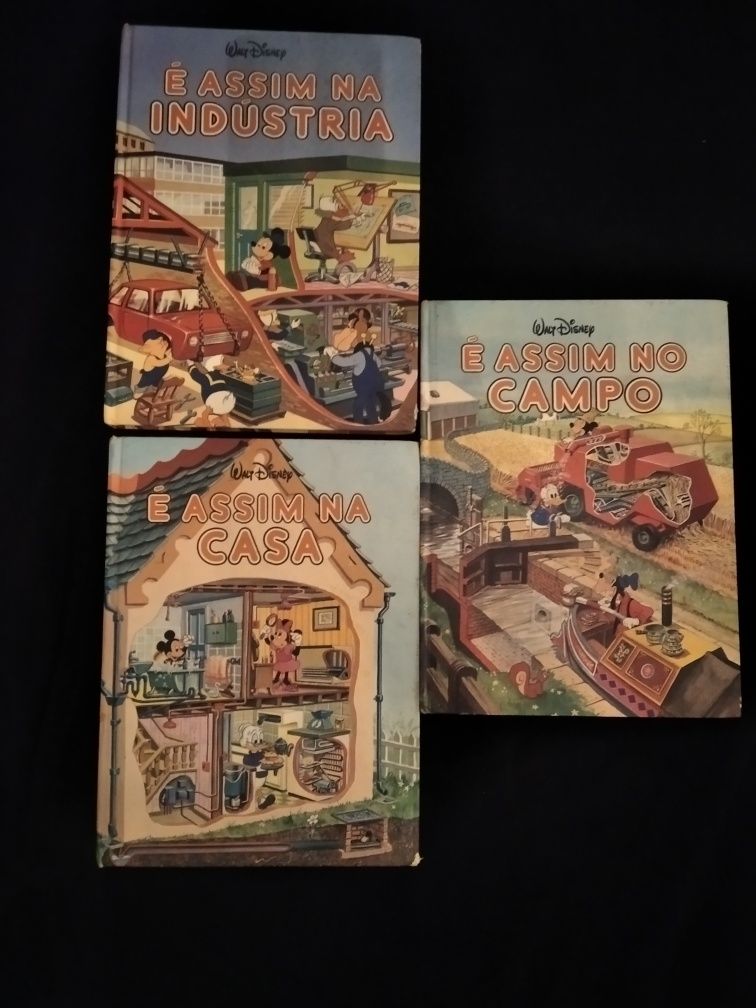 Livros antigos Walt Disney