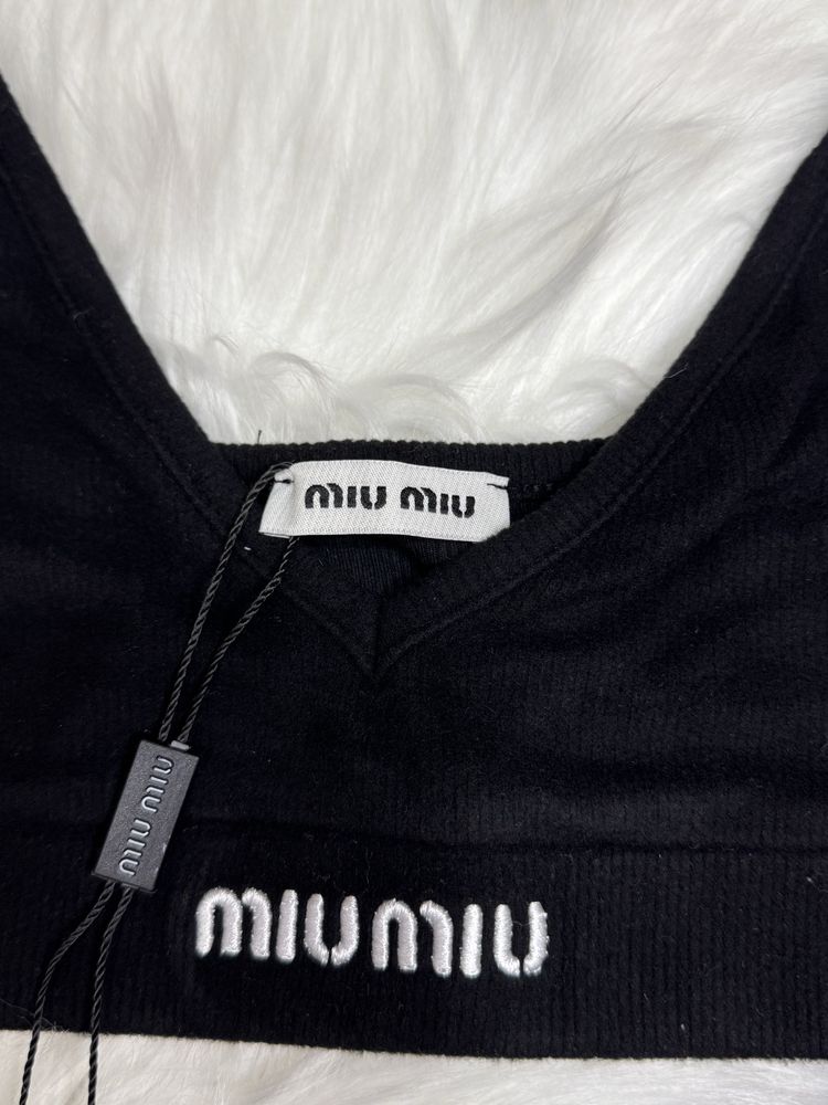 Комплект білизни Miu Miu чорний