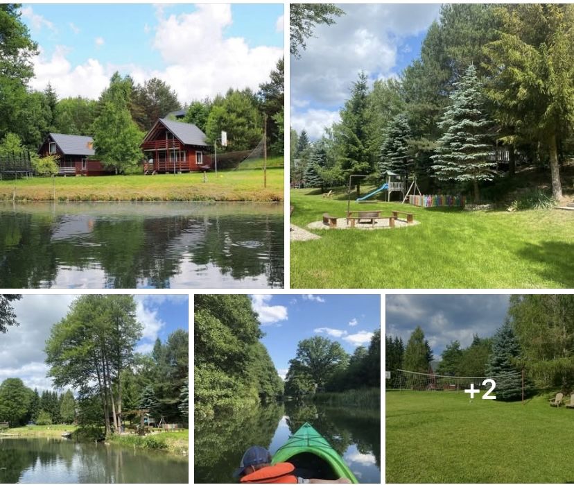 Domek nad rzeką, domek Borsk,jezioro, pokoje, Kaszuby, kajaki
