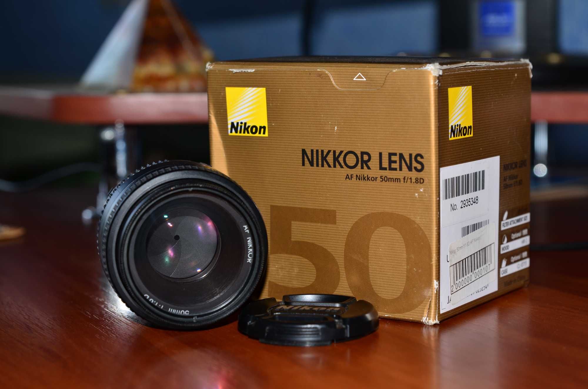 Объектив Nikon Nikkor 50мм f/1.8D !