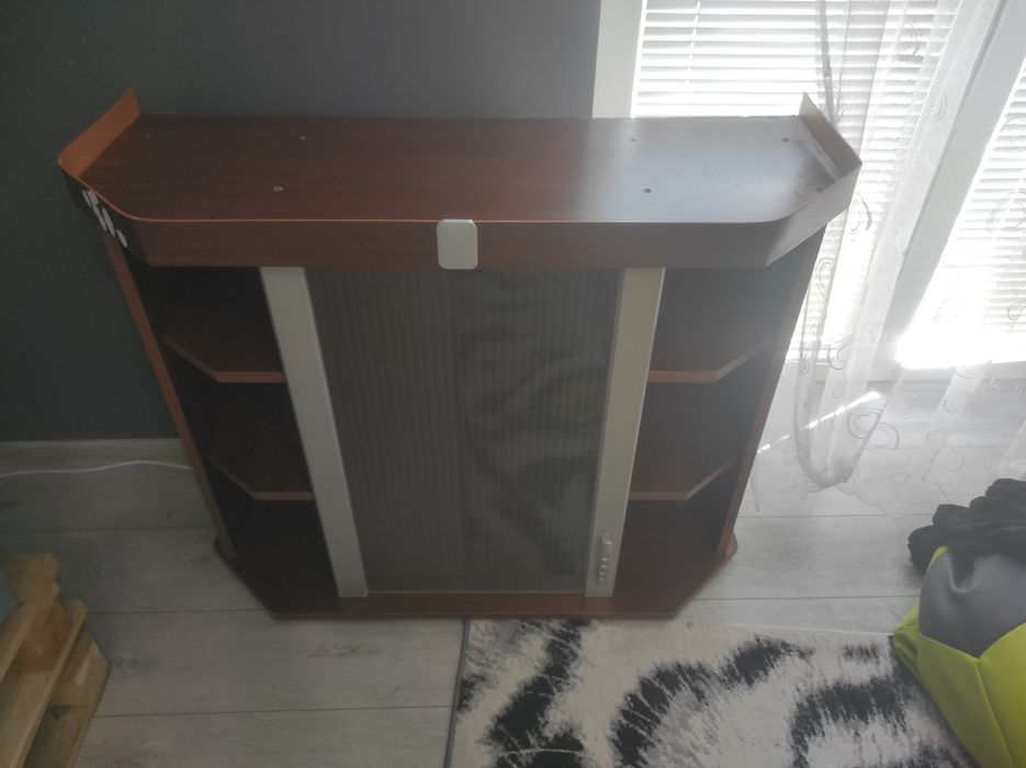 Akwarium 200l z led oraz szafką plus dodatki