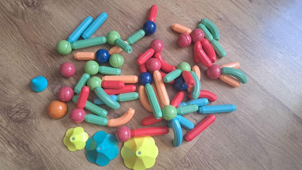 Klocki magnetyczne 3+ 78el.