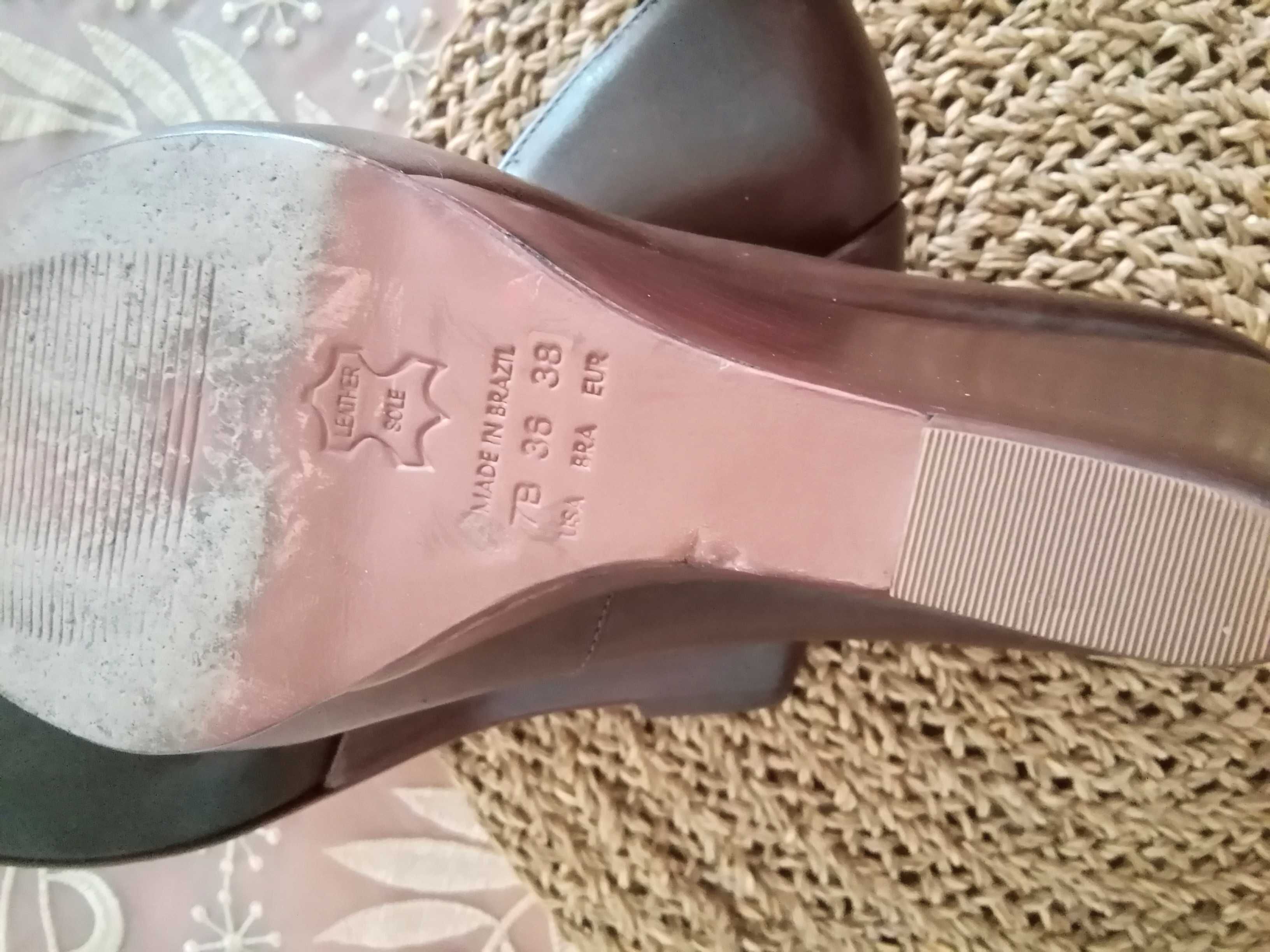 Sapatos SCHUTZ castanhos em pele, 38. Super confortáveis e elegantes