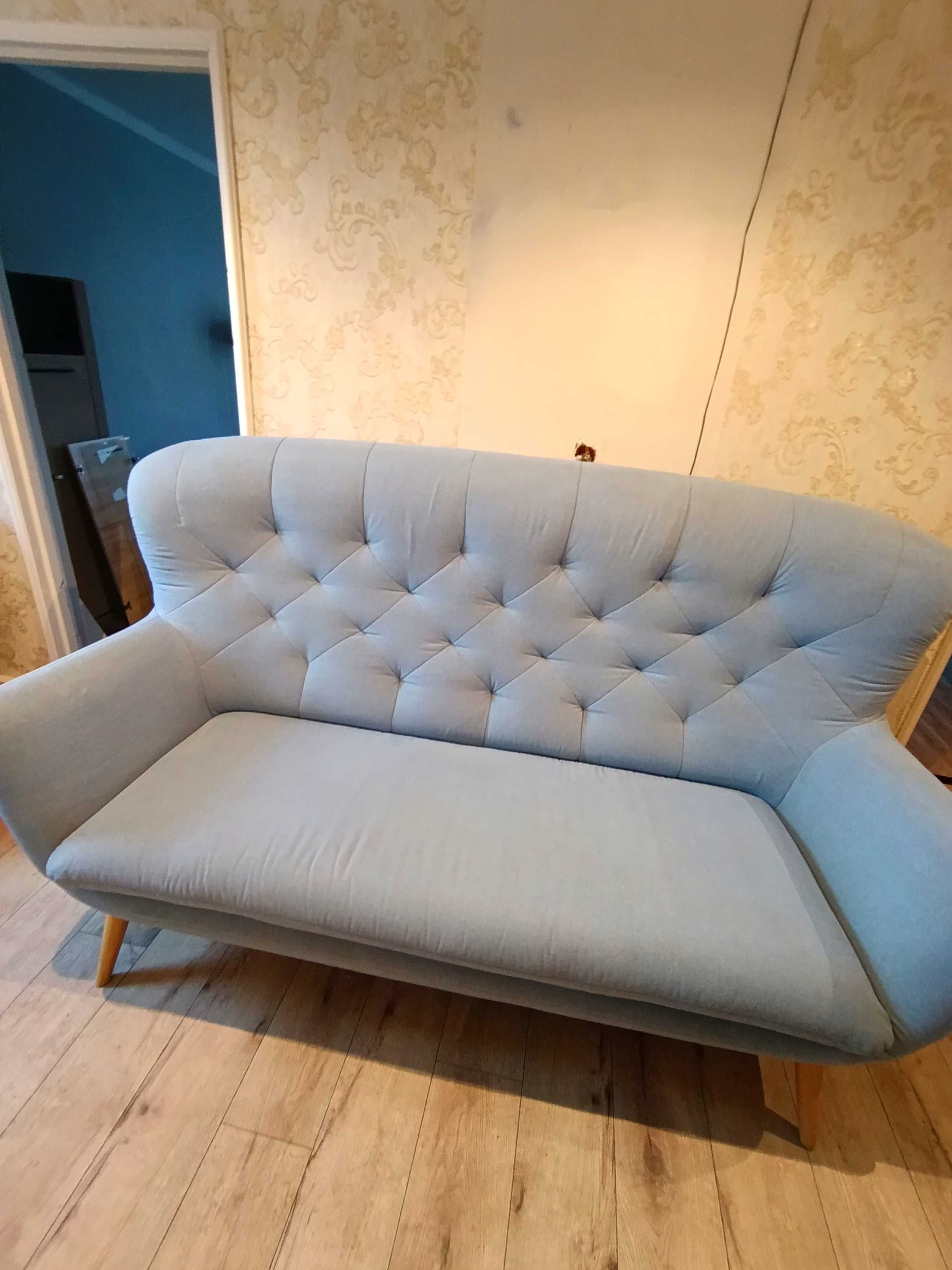 Sofa pikowana, jak nowa możliwa dostawa