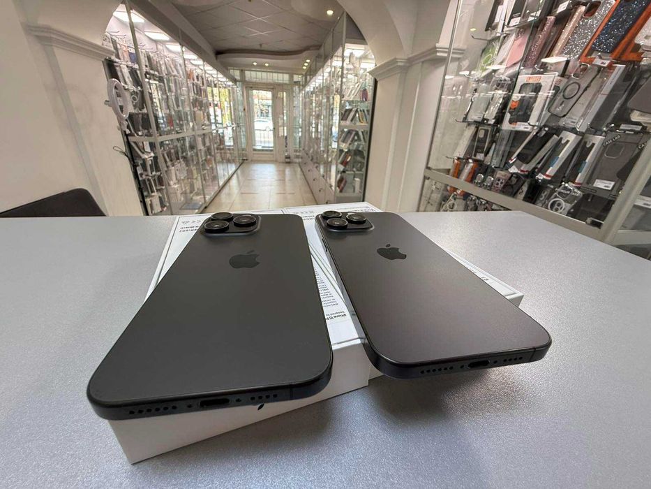 iPhone 15 Pro Max 256Gb Black Titan Neverlock и White Ideal Европа 3шт