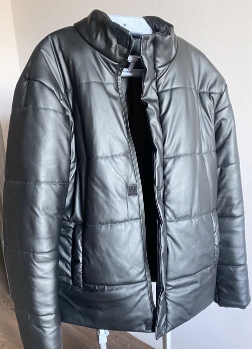 Чоловіча куртка куртка з еко шкіри зимня куртка чоловіча