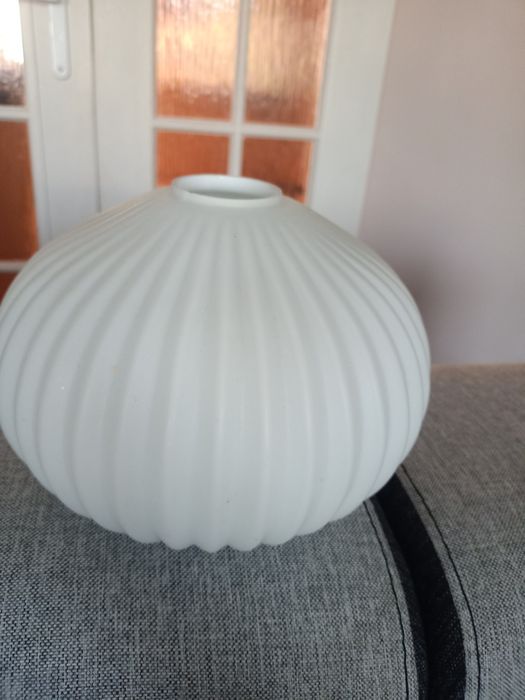 Biały klosz do lampy PRL