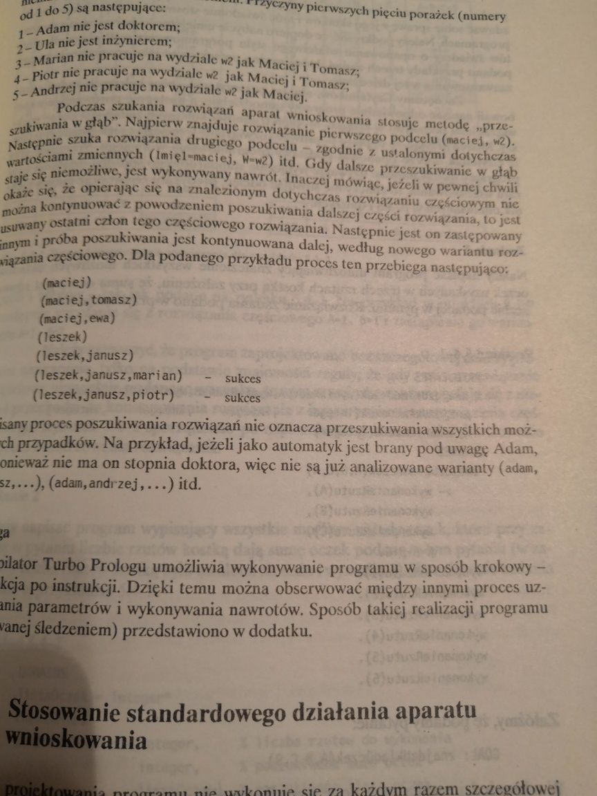 Turbo prolog programowanie w języku logiki Szajna, Adamski, Kozłowski