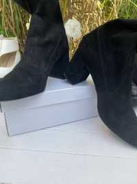 Buty Zara 38 zamszowe