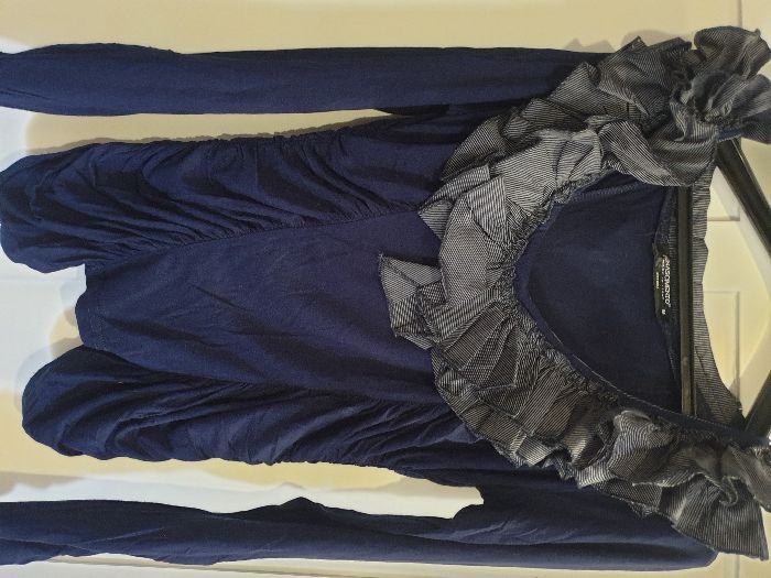 Top azul Rinascimento