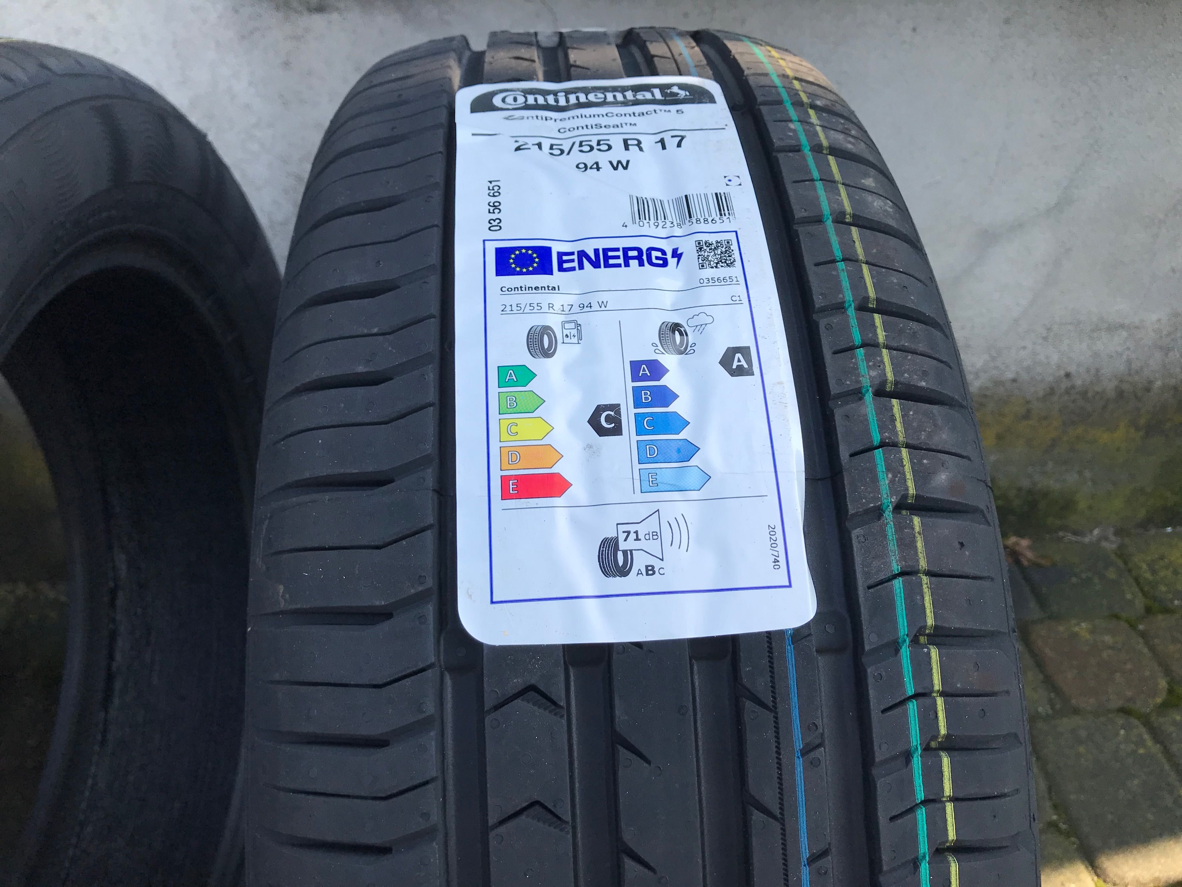 Nowe opony letnie Continental 215/55/17 94W