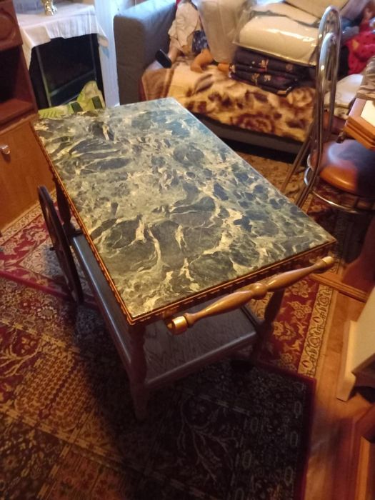 Stary solidny barek na kółkach okazja