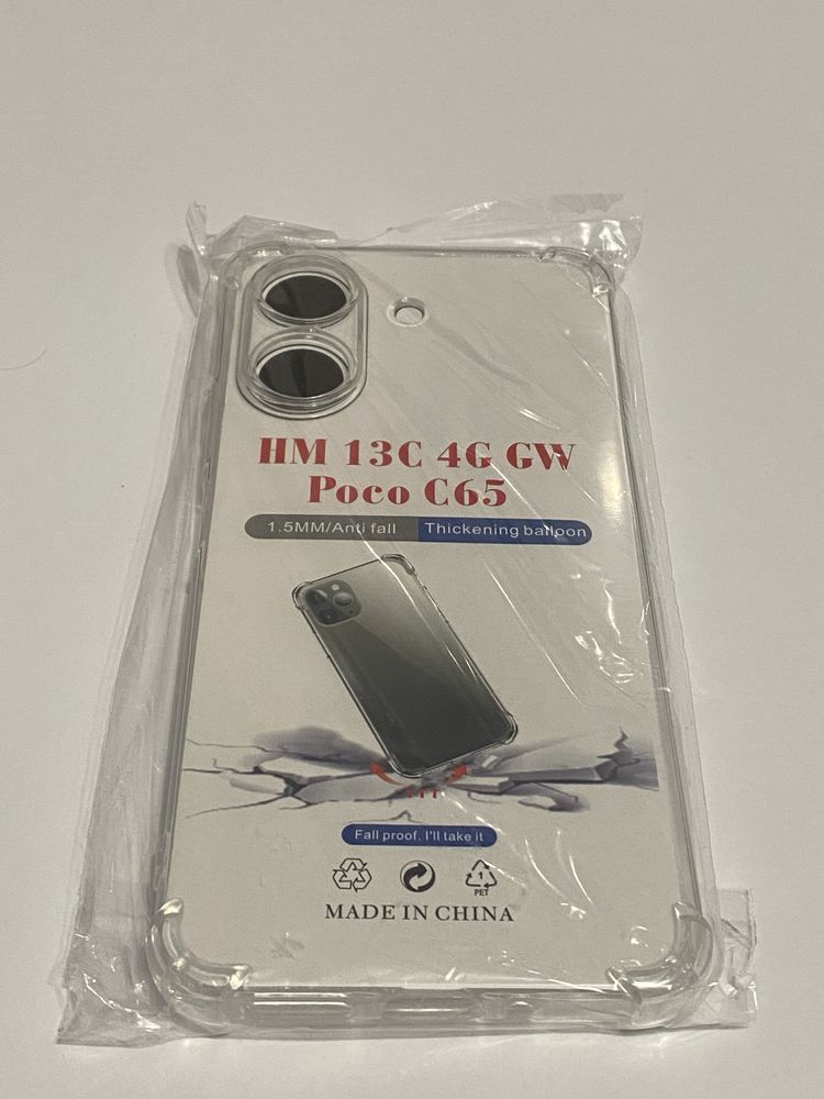 Чехол Xiaomi 13C / Poco C65 Прозорий Протиударний