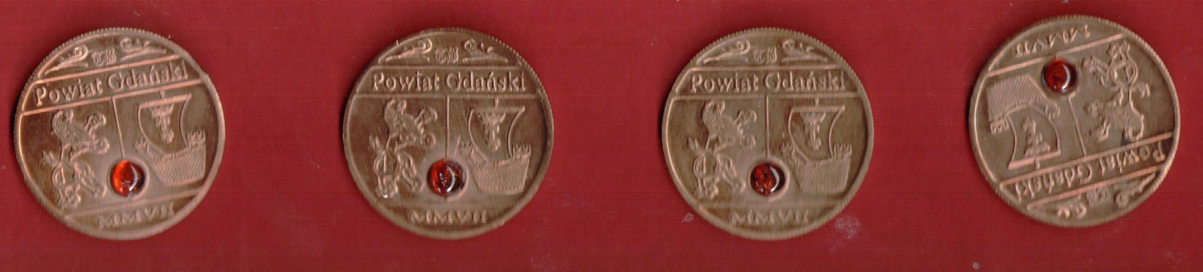 Denar Gdański V,X,XV,XX z Bursztynem  Nr.228