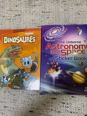 Детские книжки на английском языке Динозавры и астроном