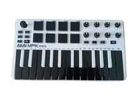 AKAI MPK Mini MK2 White Klawiatura Sterująca MIDI USB