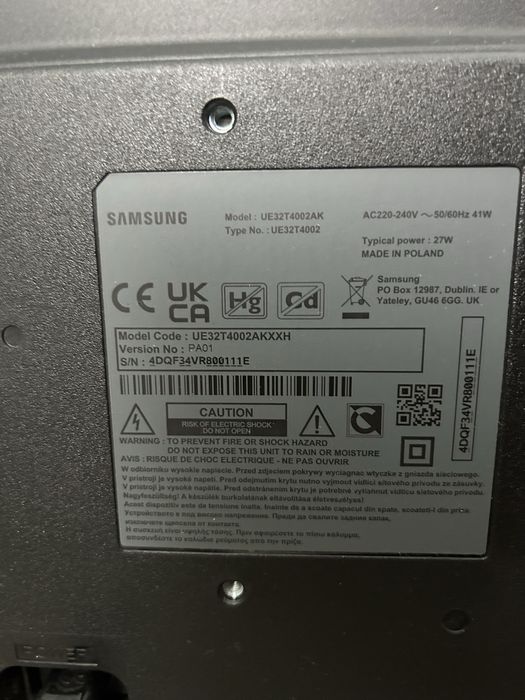 Sprzedam telewizor 32 cale samsung