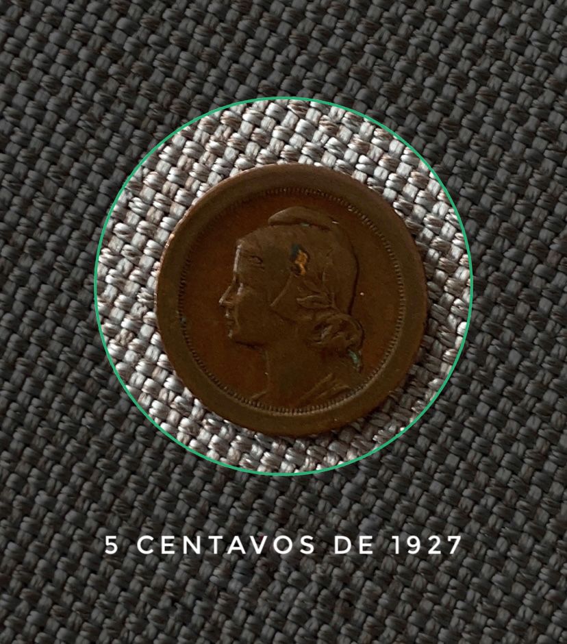 Moeda de 5 centavos de 1927
