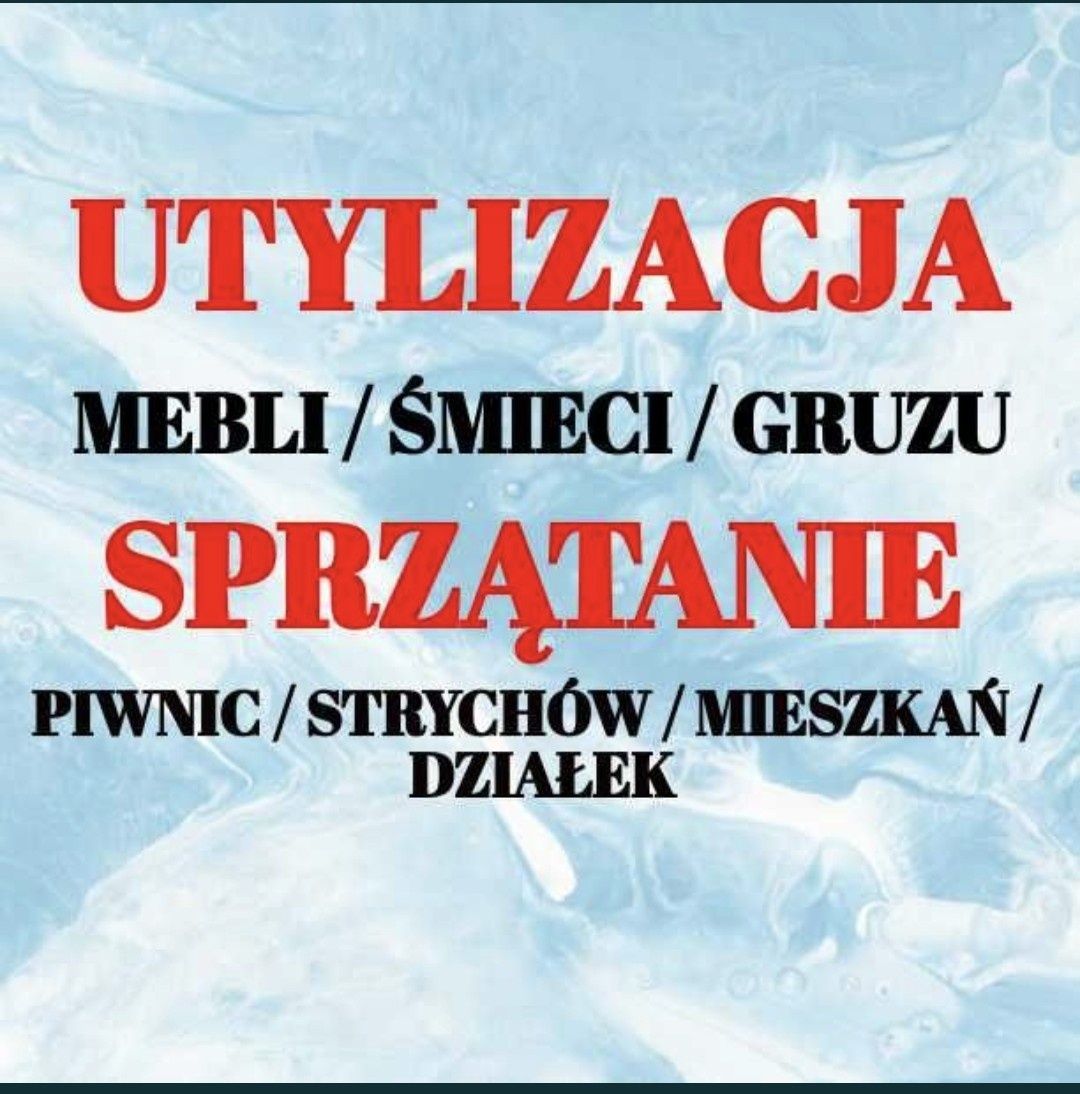 Wywóz mebli/gratów AGD ITP.utylizacja-Sprzątanie-opróżnianie mieszkań