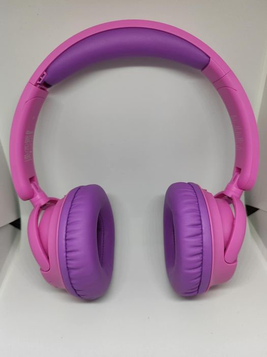 Słuchawki przewodowe dziewczęce różowe