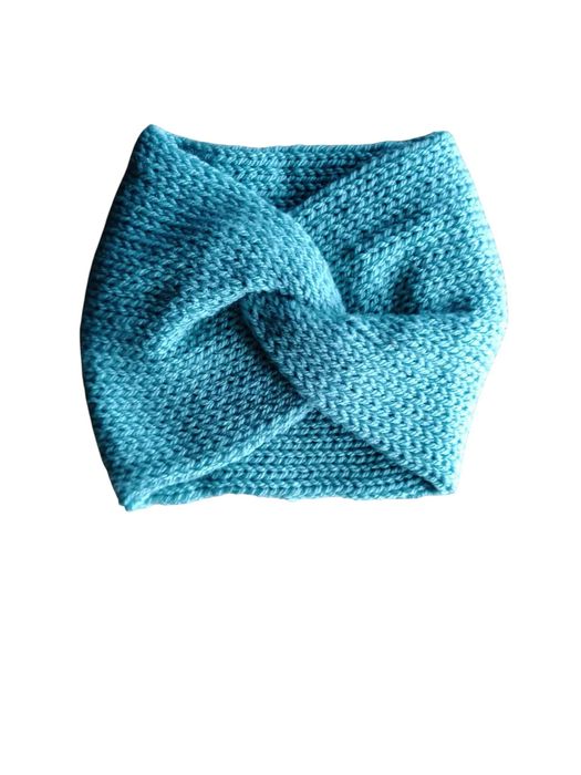 Opaska Handmade turban Węzeł szeroka Podwójna Jesień Zima Dwuwarstwowa