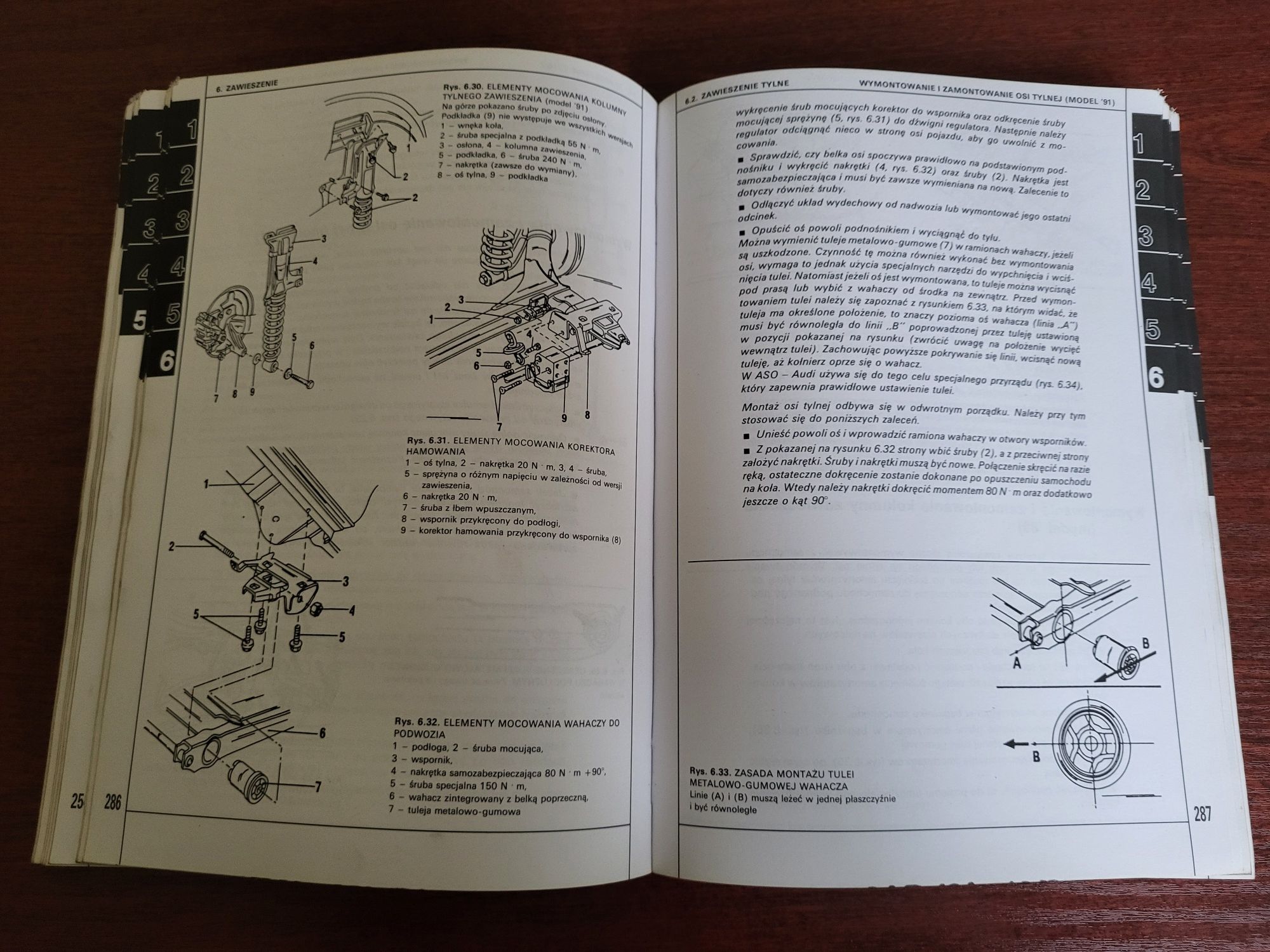 Książka Audi 80 B3 B4 Obsługa i naprawa