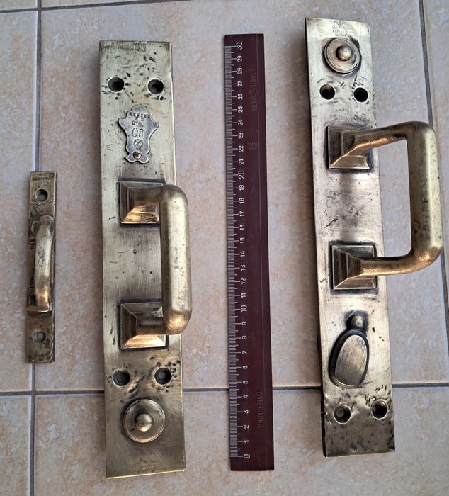 Старовинні латунні ручки