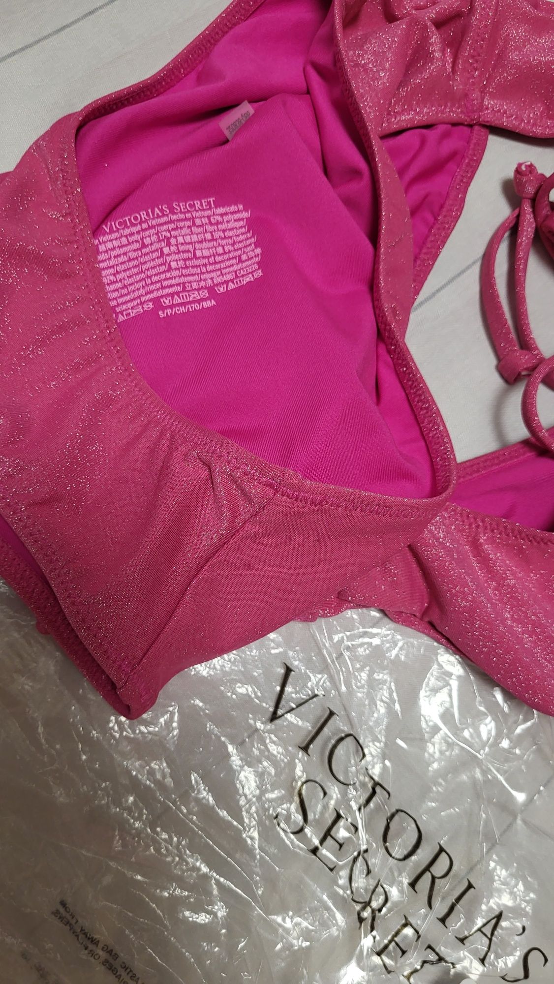 Розовый купальник Victoria's Secret