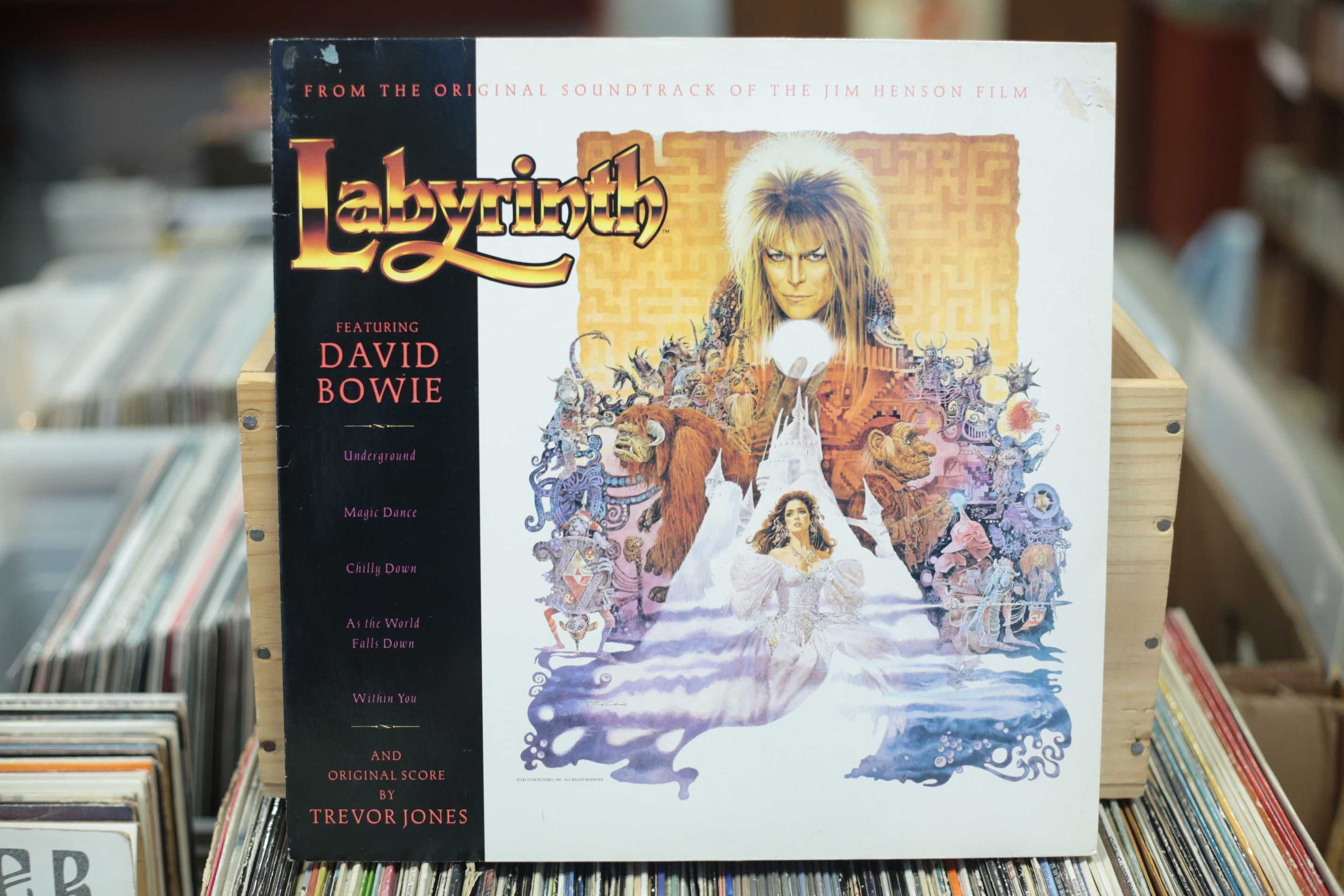 LP winyl Labyrinth Jim Henson David Bowie Trevor Jones EX-