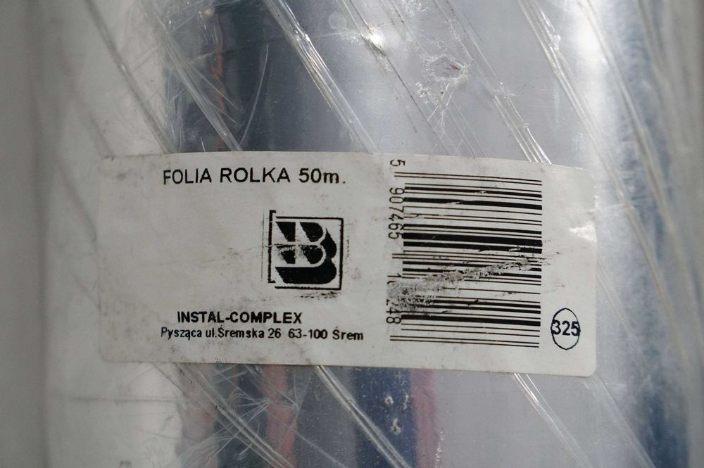 Folia przeciwwilgociowa izolacyjna Szer. 100cm Długość 50m + 15m 65m2