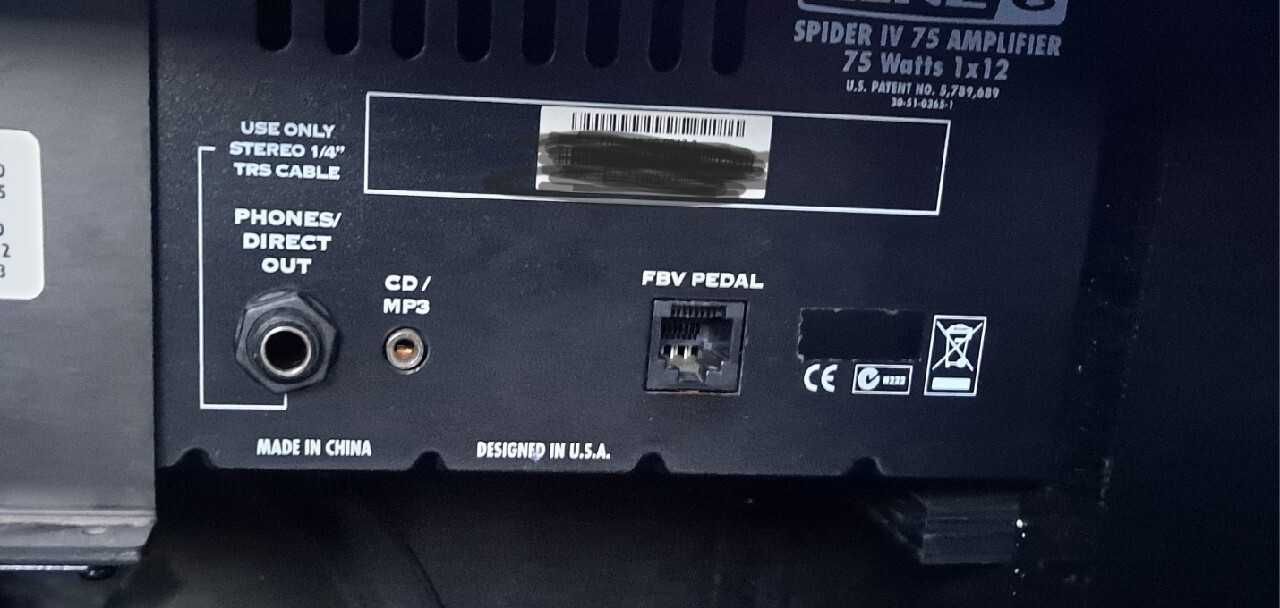 Wzmacniacz Line 6 Spider IV 75W + Line 6 FVB MKII