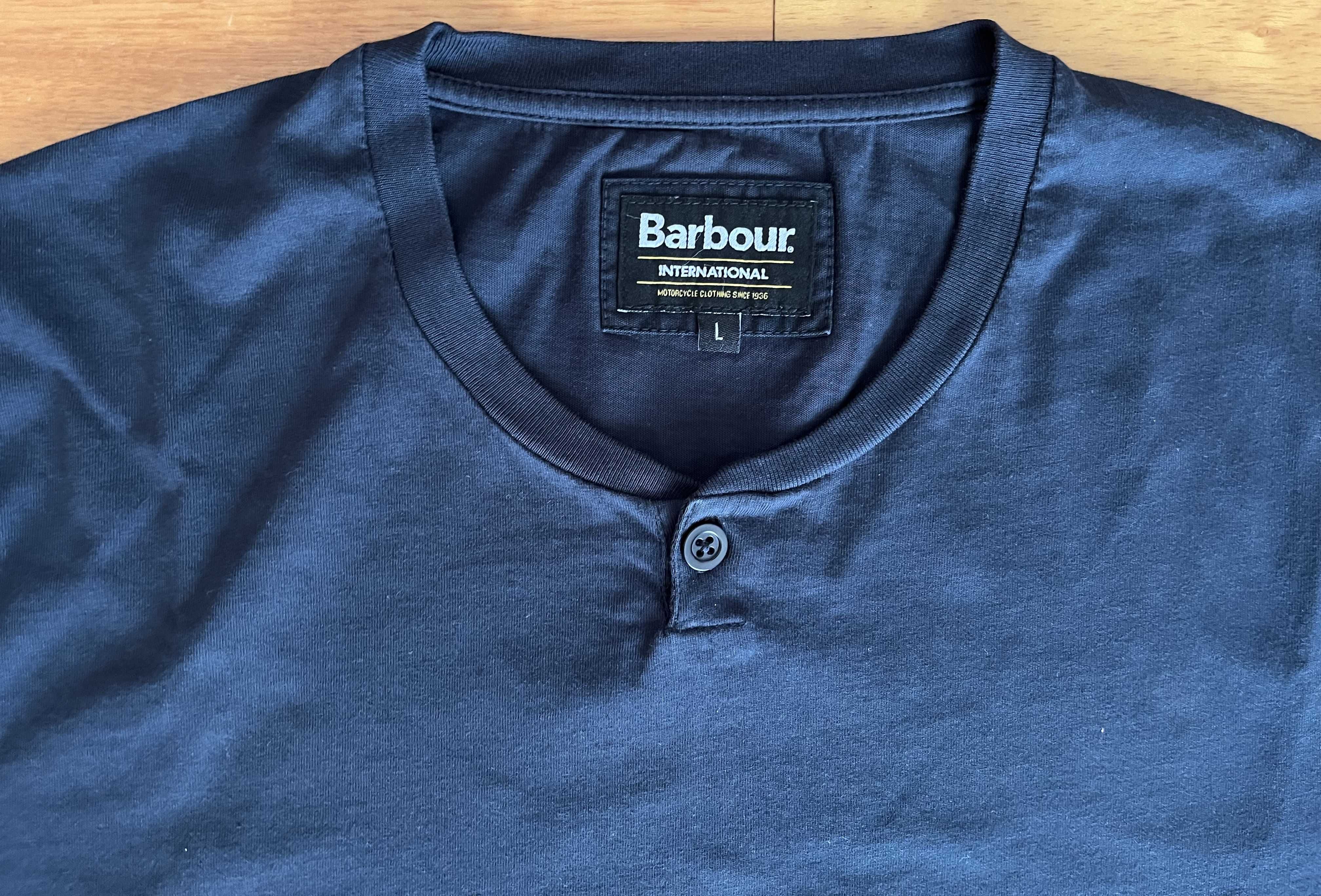 Camisola manga comprida azul marinho da Barbour - Homem - Tamanho L