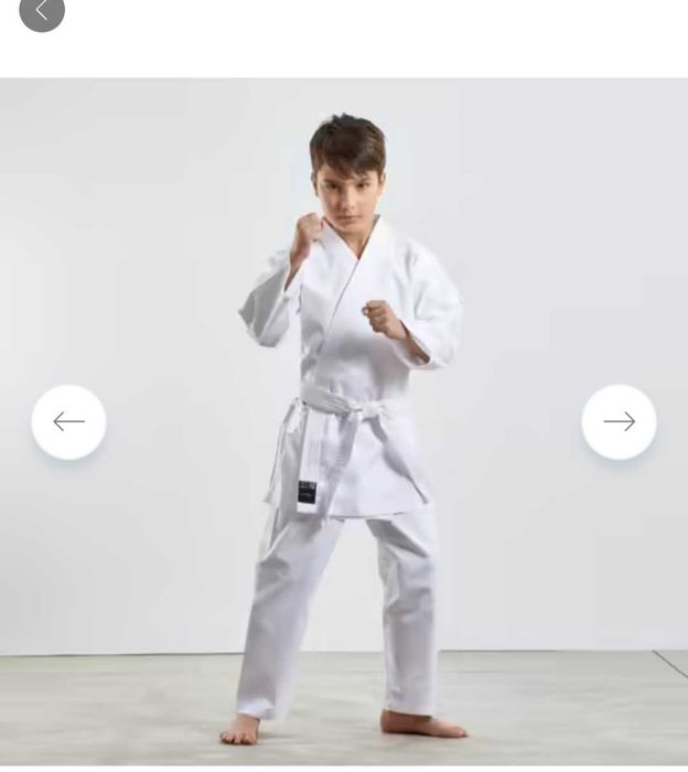 Kimono do karate dla dzieci Outshock 100 + pas Rozm.120 lub 150