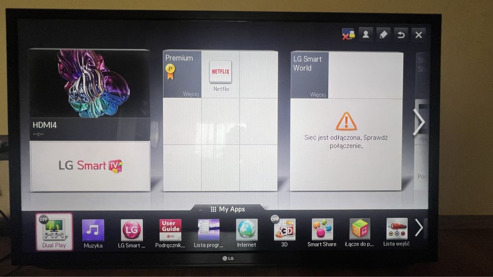 Smart TV LG LM620s 47 cali *skalibrowany*