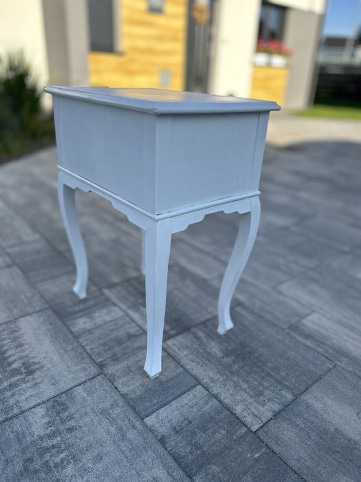 Komoda konsola drewniana biała