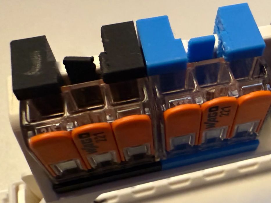 Adaptador WAGO 221-413 para Calha Hager GZ*S