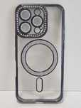 Bling Magsafe Case do Iphone 16 Pro czarny