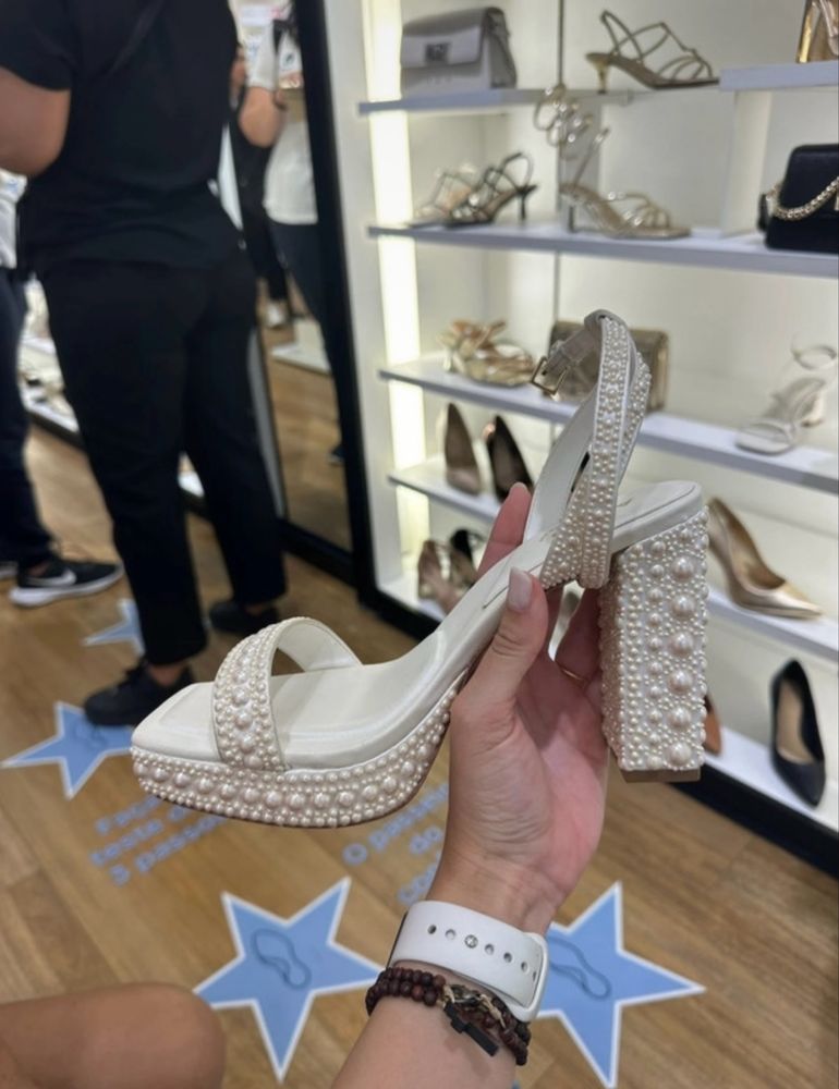 Sapato Alto Branco