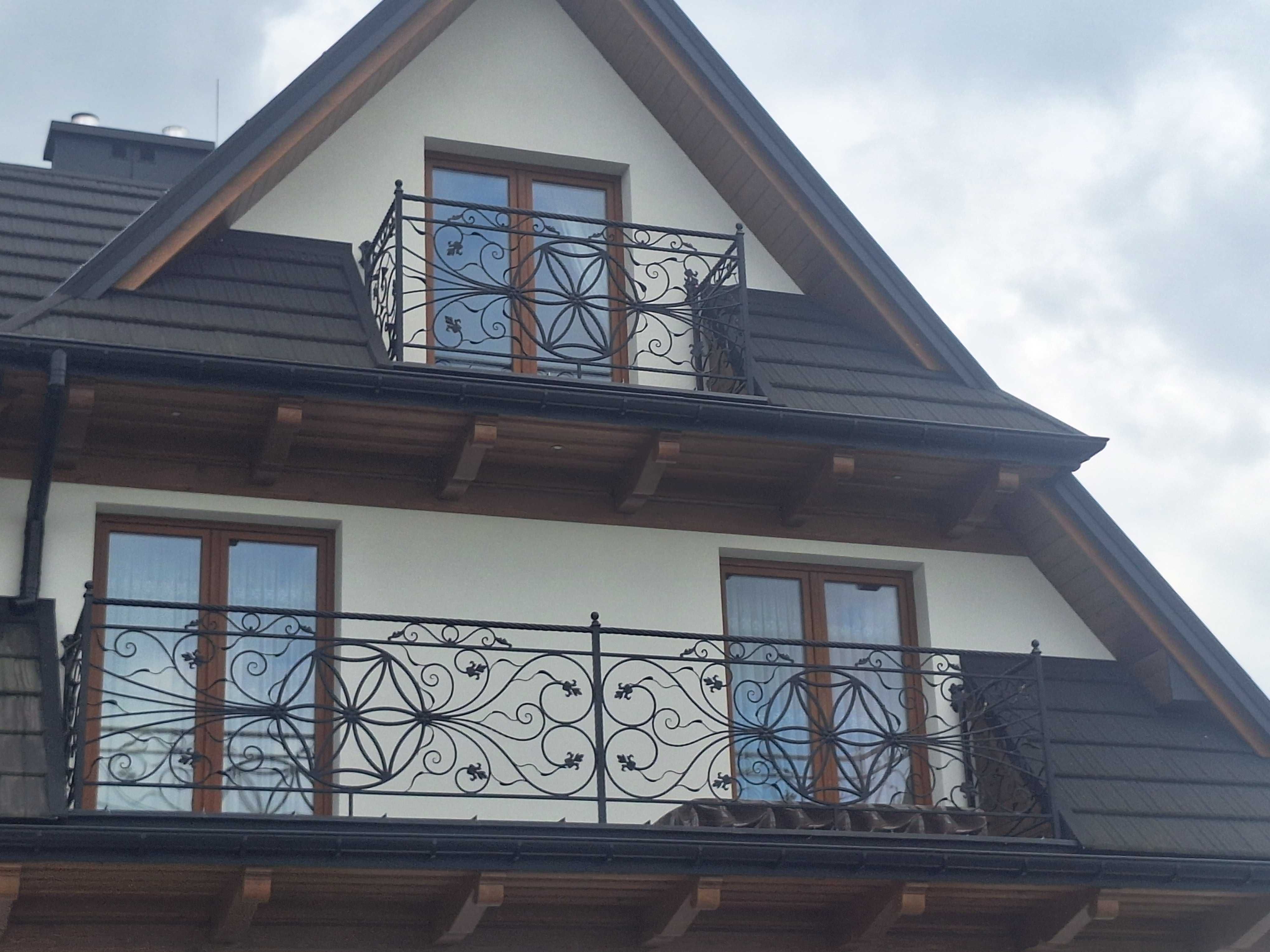Balustrady kute - zewnętrzne i wewnętrzne