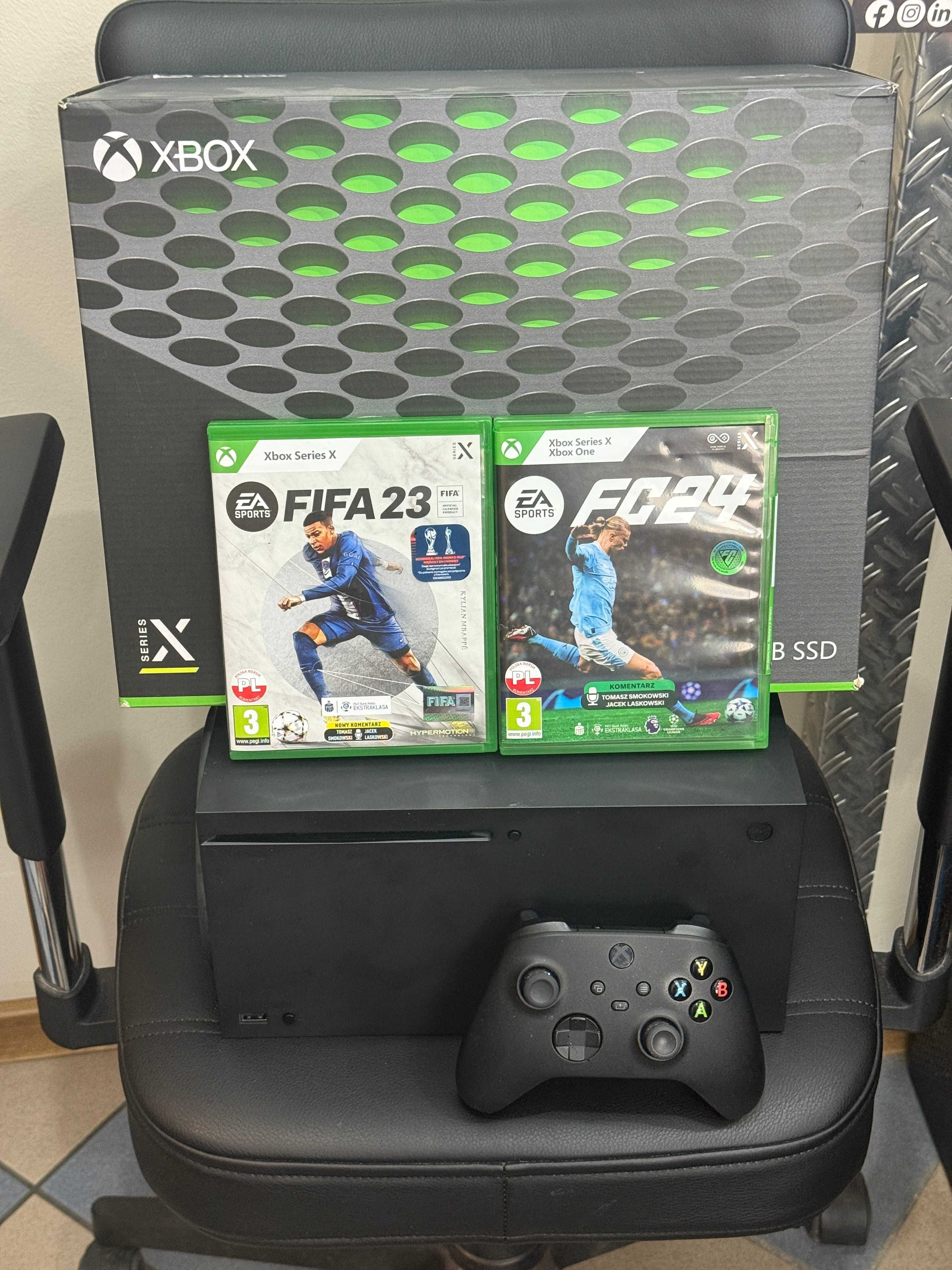 Konsola MICROSOFT  XBOX Series X  - STAN IDEALNY - ascom ul klasztorna