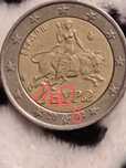 Moeda da Grécia de 2€ rare com defeito de fabricação 2002