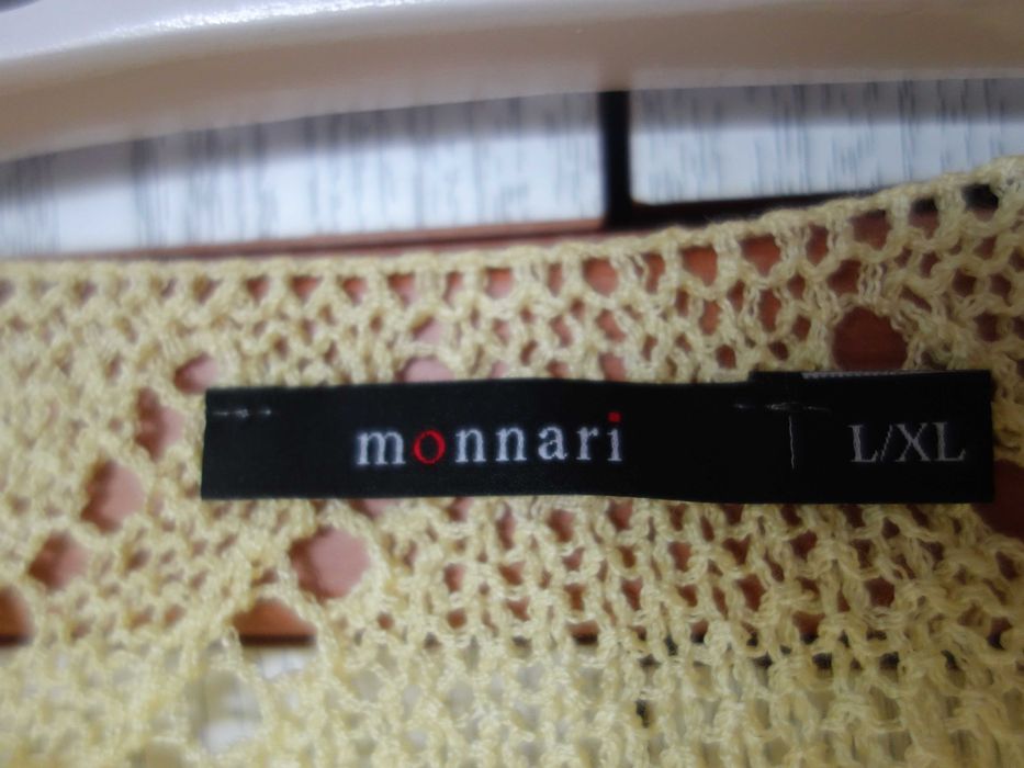 Ażurowa bluzeczka MONNARI, żółta, NOWA, r. 40/42