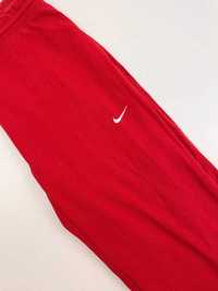 Czerwone dresy NIKE szerokie nogawki na gumce M 38 10