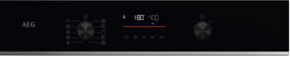 Kuchenka mikrofalowa do zabudowy AEG TO5NK401B Czarny Grill Led WiFi.