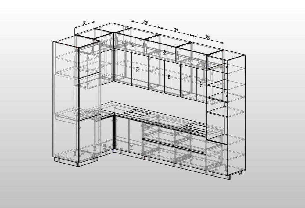Конструювання меблів для самостійного збирання. Замовлення на Віяр.